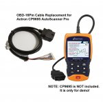 OBD 16Pin Cable Replacement for Actron CP9695 AutoScanner Pro